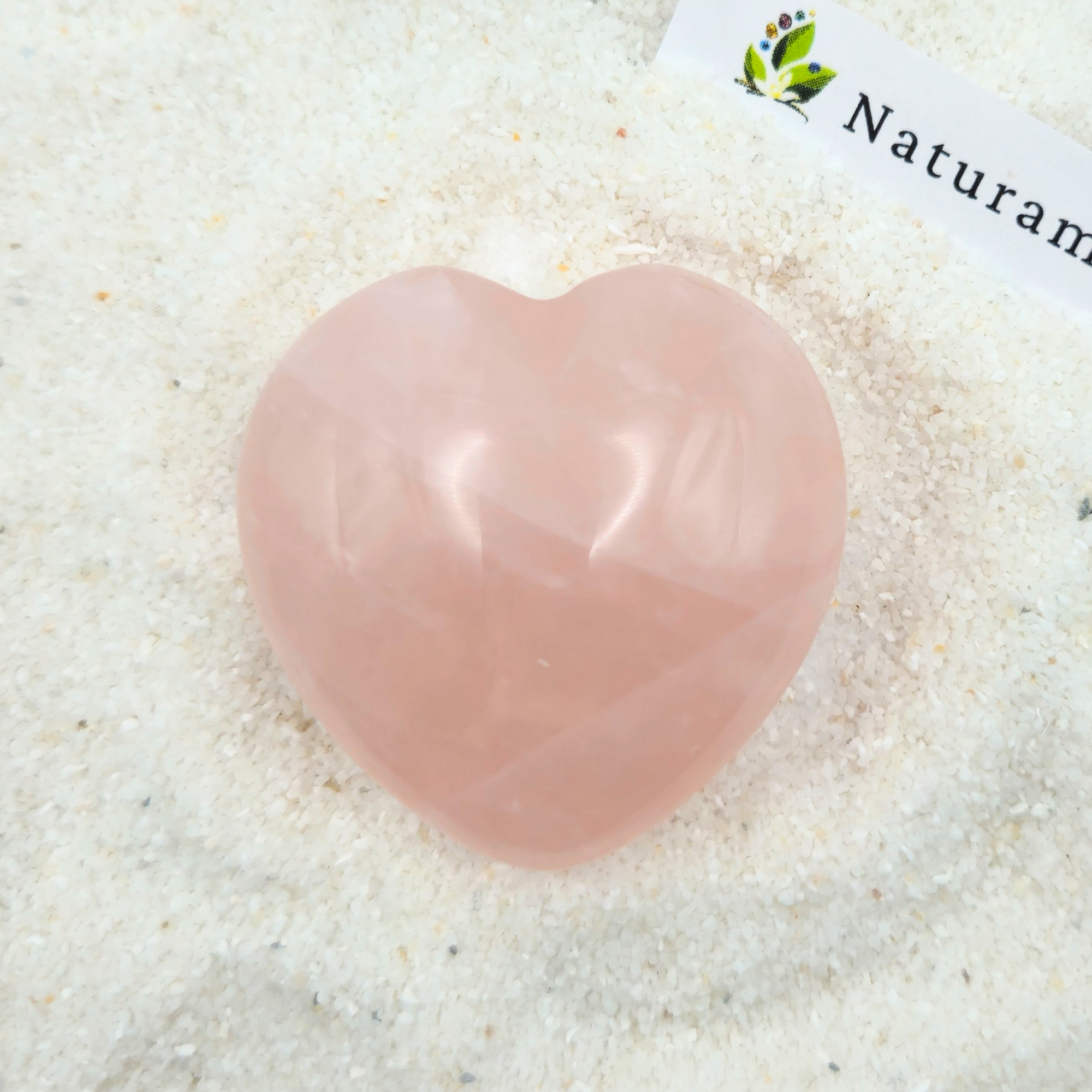 Coeur Quartz rose