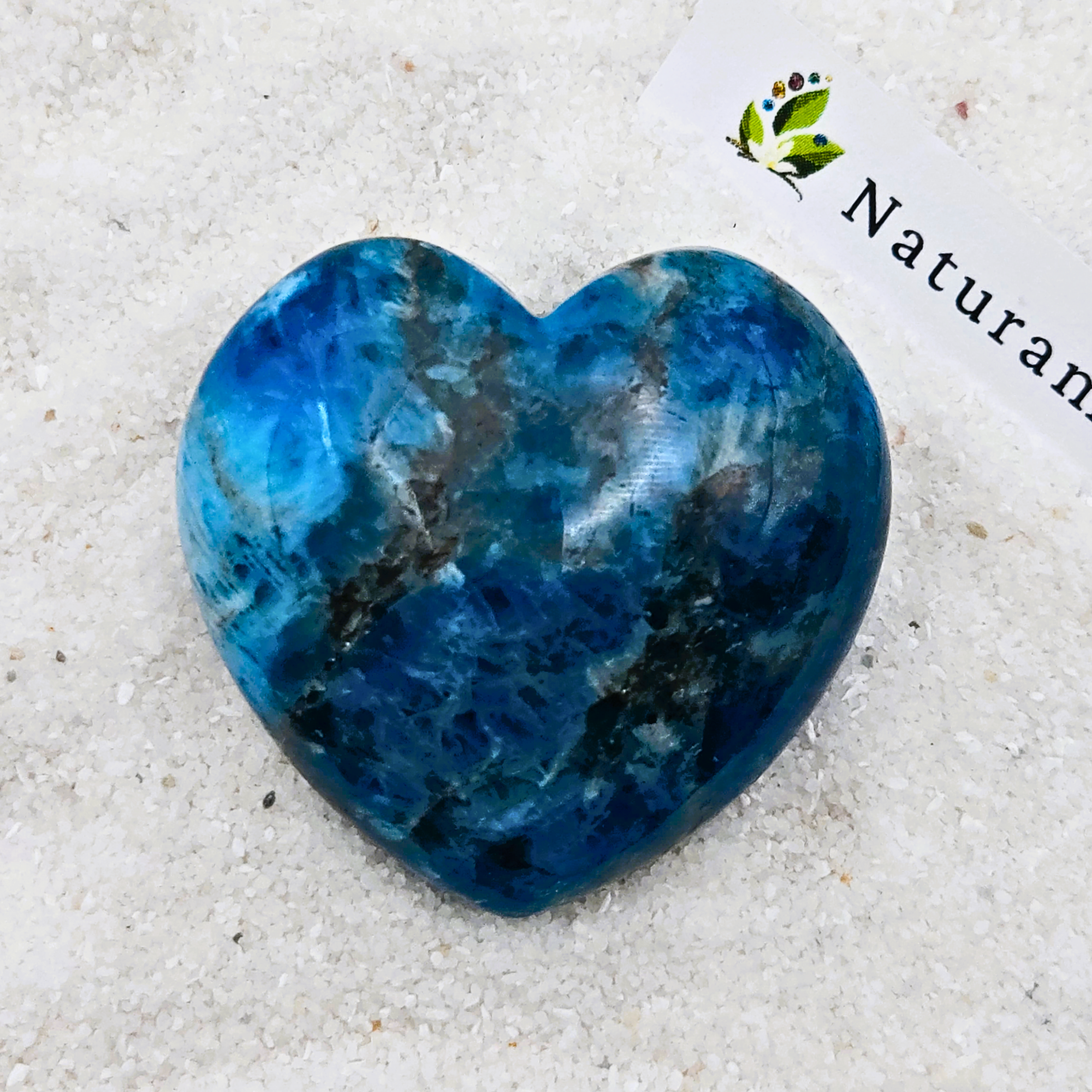 Coeur Apatite bleue