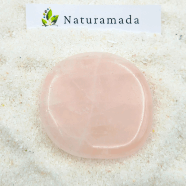 Galet Quartz rose - 40 mm