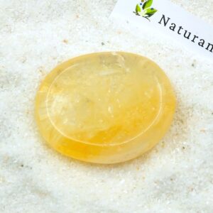 Galet Citrine - 40 mm