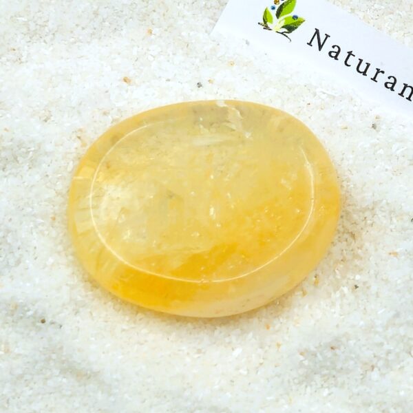 Galet Citrine - 40 mm