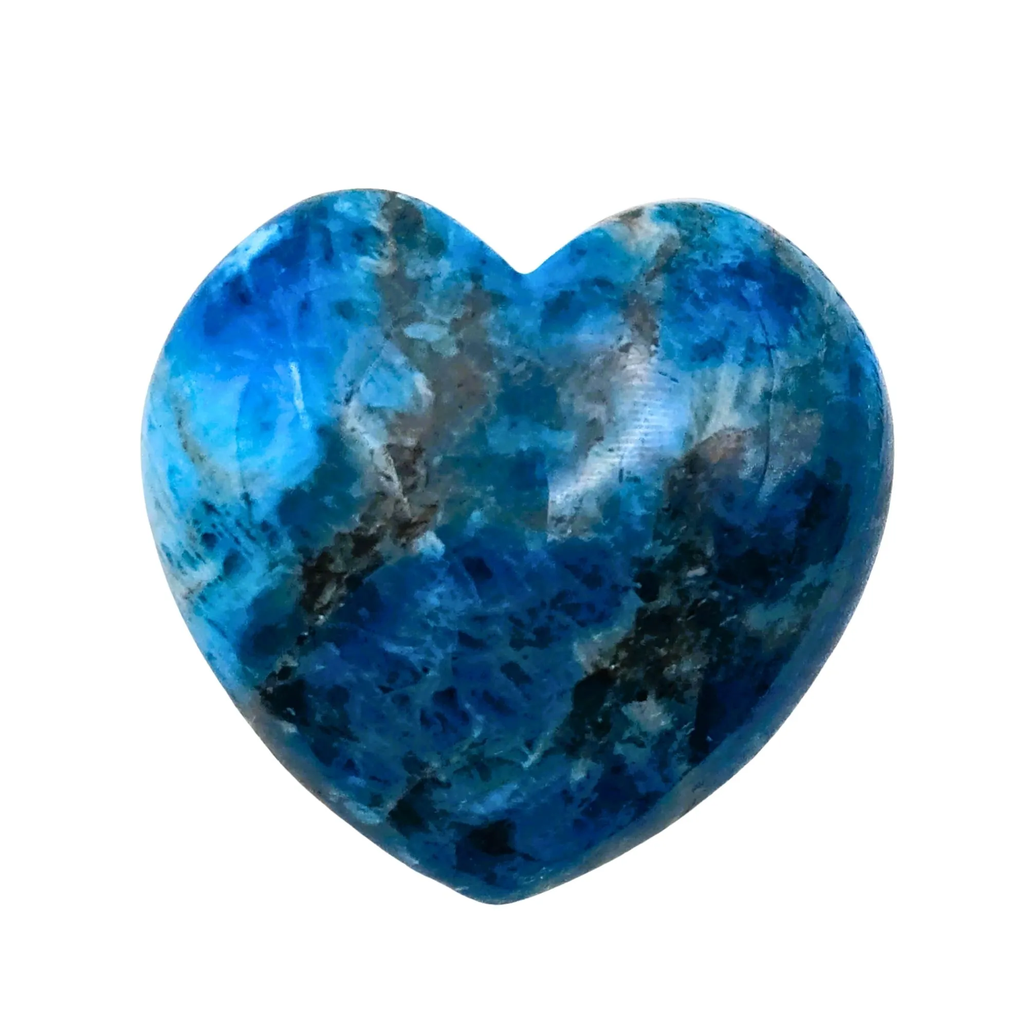 coeur en apatite bleu Naturamada