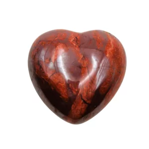 coeur en pierre de jaspe arc en ciel d'Australie
