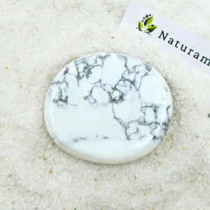 Galet Howlite - 40 mm